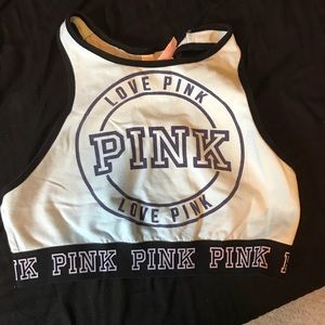 Pink Victoria secret sports bra